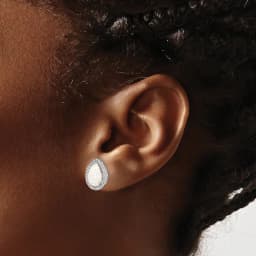 sterling-silver-rhodium-polished-simulated-opal-and-cz-post-earrings