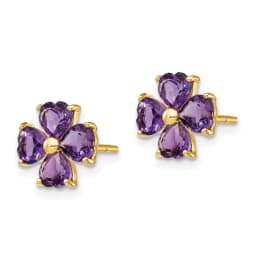 heart-shaped-amethyst-flower-post-earrings
