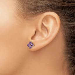 heart-shaped-amethyst-flower-post-earrings