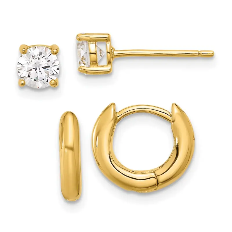 gold-tone-huggie-hoops-cz-stud-earrings-set-ss
