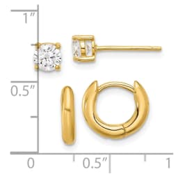 gold-tone-huggie-hoops-cz-stud-earrings-set-ss