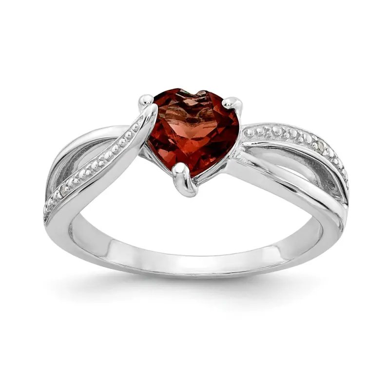 sterling-silver-heart-shaped-garnet-and-diamond-ring