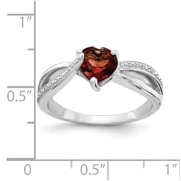 sterling-silver-heart-shaped-garnet-and-diamond-ring