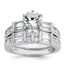 cheryl-m-sterling-silver-rhodium-plated-polished-cz-ring-set