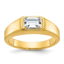 14k-men-s-polished-emerald-cut-lab-grown-diamond-ring