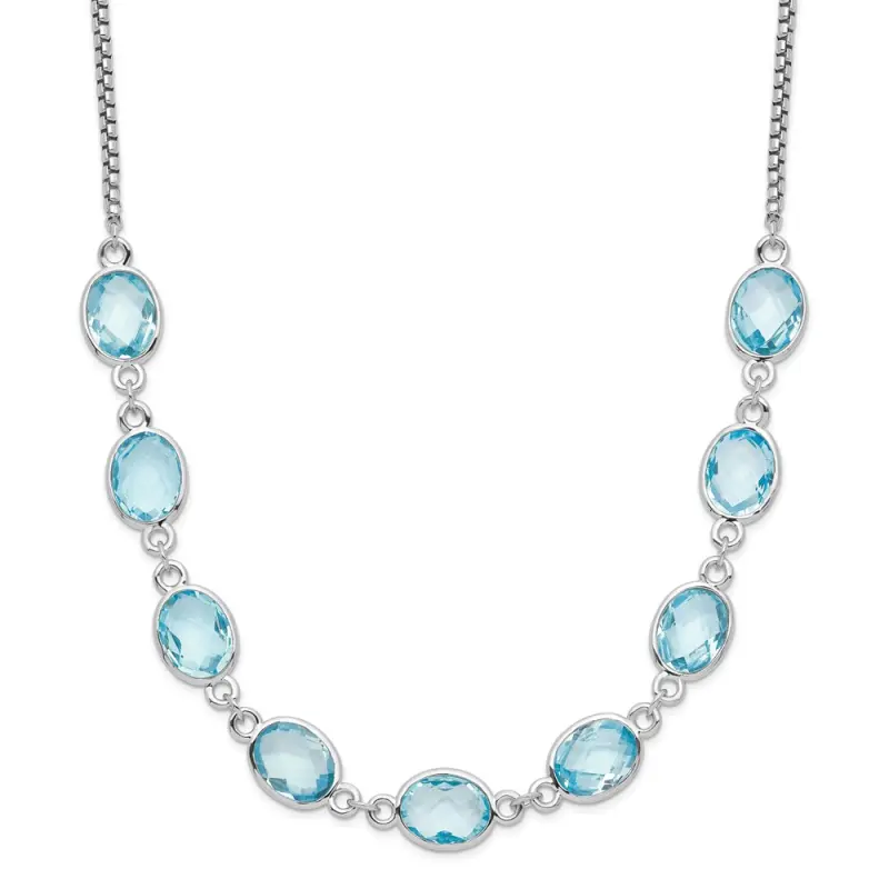sterling-silver-rhodium-plated-polished-blue-topaz-w-2-in-ext-necklace