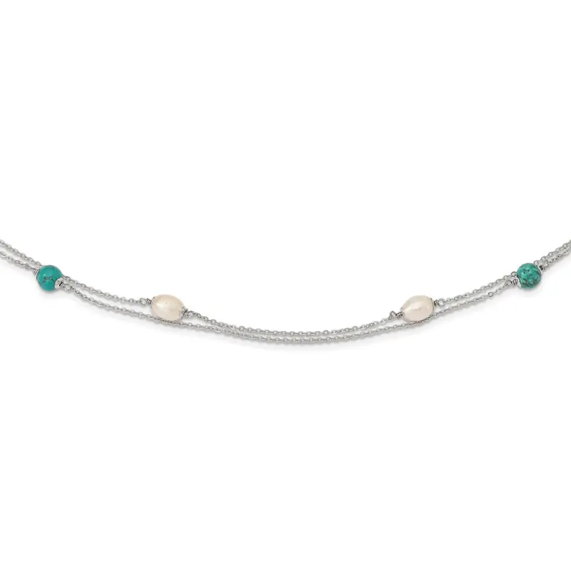 sterling-silver-rhod-plated-turquoise-fwc-pearl-w-2-in-ext-necklace