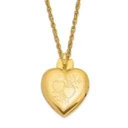 sof-gold-tone-18in-red-and-clear-crystal-sacred-heart-cross-locket-necklace