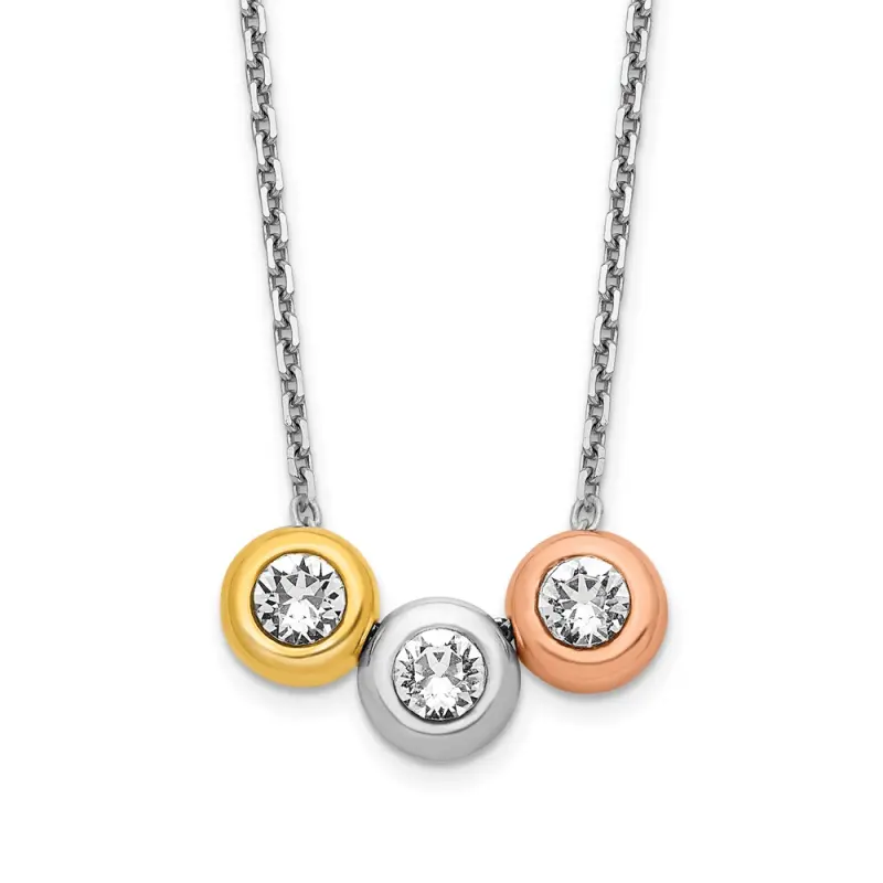sterling-silver-rhodium-plate-gold-rose-tone-triple-crystal-necklace
