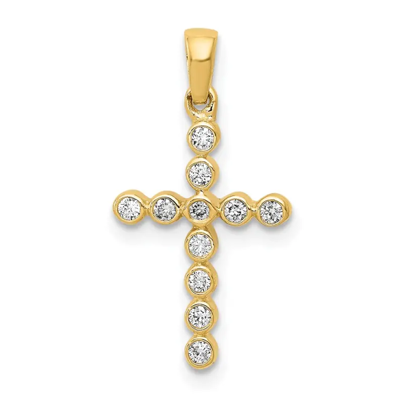 10k-polished-1-10ct-diamond-cross-pendant