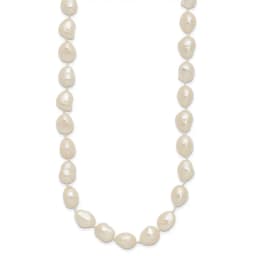 14k-7x11mm-baroque-white-freshwater-cultured-pearl-20-inch-necklace