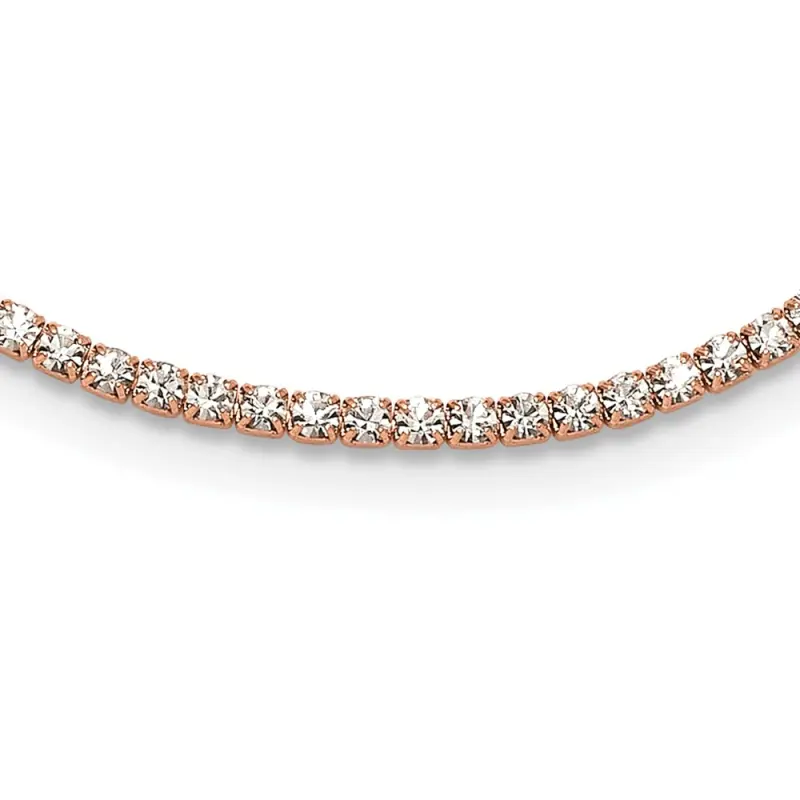flash-rose-tone-polished-crystal-17-5in-necklace