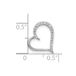 14k-white-gold-diamond-heart-chain-slide