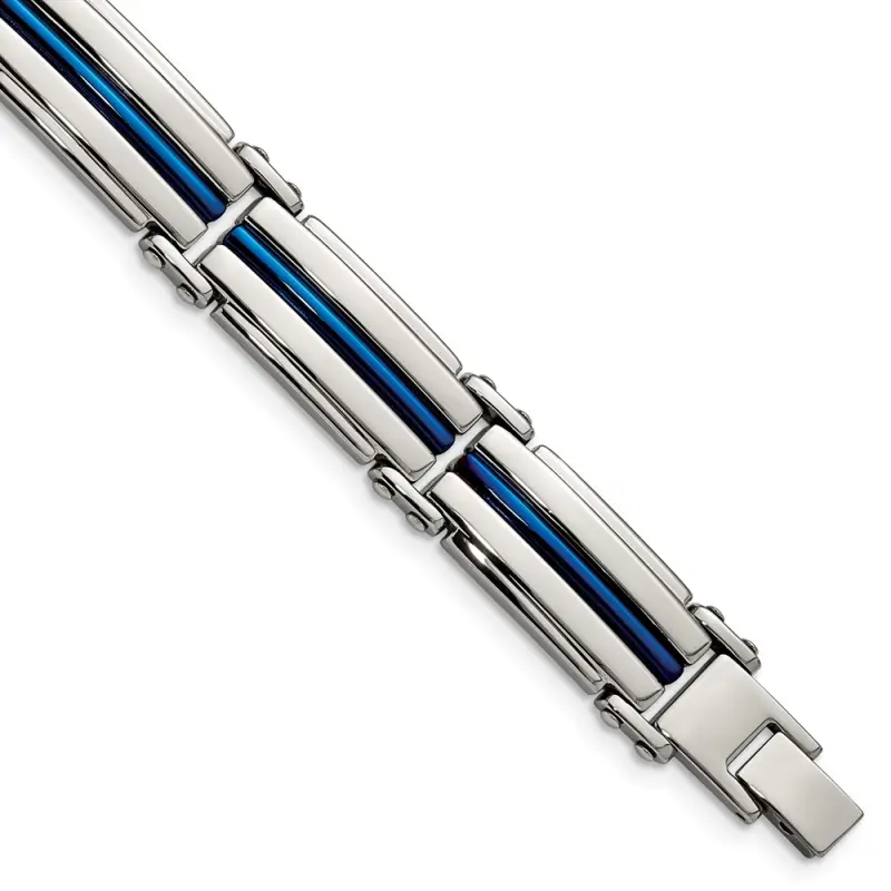chisel-stainless-steel-polished-blue-ip-plated-8-5-inch-link-bracelet