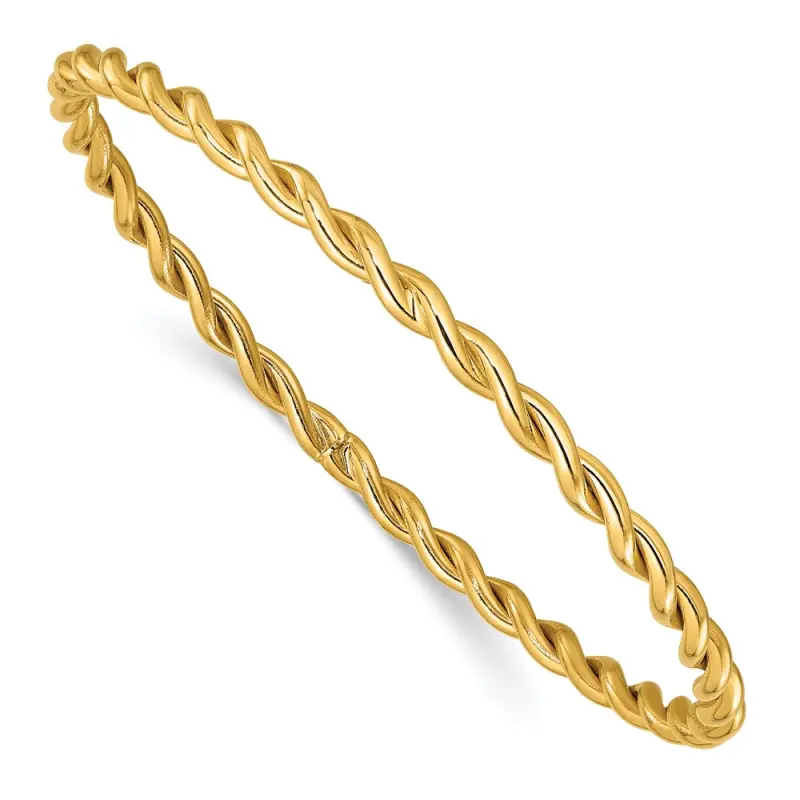 14k-polished-twist-slip-on-bangle