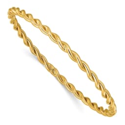 14k-polished-twist-slip-on-bangle