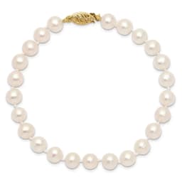 14k-6-7mm-white-near-round-freshwater-cultured-pearl-8-25-inch-bracelet