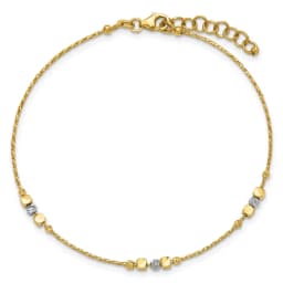 14k-two-tone-pol-texture-dia-cut-beads-w-1in-ext-bracelet