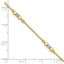 14k-two-tone-pol-texture-dia-cut-beads-w-1in-ext-bracelet