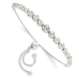 sterling-silver-polished-d-c-beaded-adjustable-bracelet
