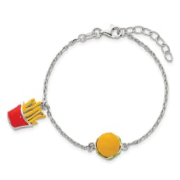 sterling-silver-enameled-burger-and-fries-w-1in-ext-children-s-bracelet