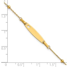 14k-polished-beaded-cut-out-heart-id-5-inch-with-1-inch-extender-children-s-bracelet