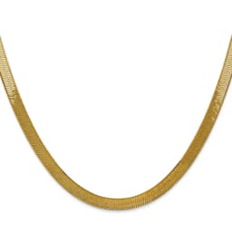 14k-5mm-silky-herringbone-chain