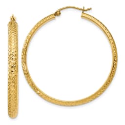 10k-diamond-cut-3-5x38mm-hollow-hoop-earrings