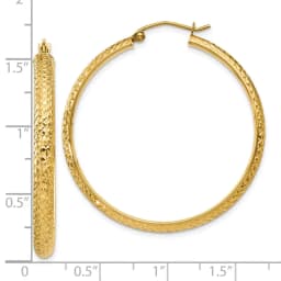 10k-diamond-cut-3-5x38mm-hollow-hoop-earrings