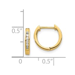 14k-gold-polished-diamond-hinged-hoop-earrings