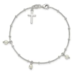 sterling-silver-polished-and-beaded-glass-pearl-and-cross-bracelet