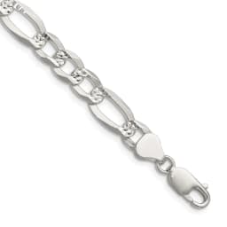 sterling-silver-8-0mm-flat-d-c-pave-figaro-chain