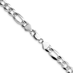 sterling-silver-8-0mm-flat-d-c-pave-figaro-chain