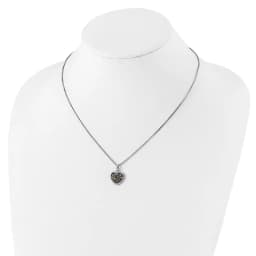 white-night-sterling-silver-rhodium-plated-champagne-diamond-heart-18-inch-necklace-with-2-inch-extender