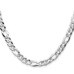 sterling-silver-7-0mm-flat-d-c-pave-figaro-chain