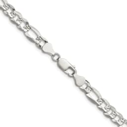 sterling-silver-7-0mm-flat-d-c-pave-figaro-chain