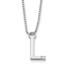 white-ice-sterling-silver-rhodium-plated-18-inch-diamond-letter-l-initial-necklace-plus-2-inch-extender