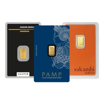 1 Gram Gold Bars