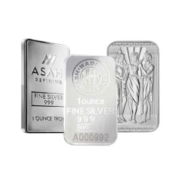 1 Oz Silver Bars