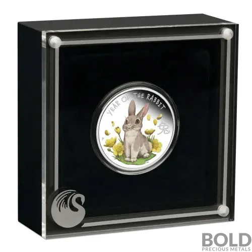 2023 Tuvalu Baby Rabbit 1/2 oz Silver Proof
