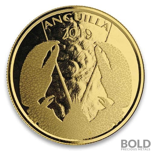 2019 EC8 Anguilla Lobster 1 oz Gold BU