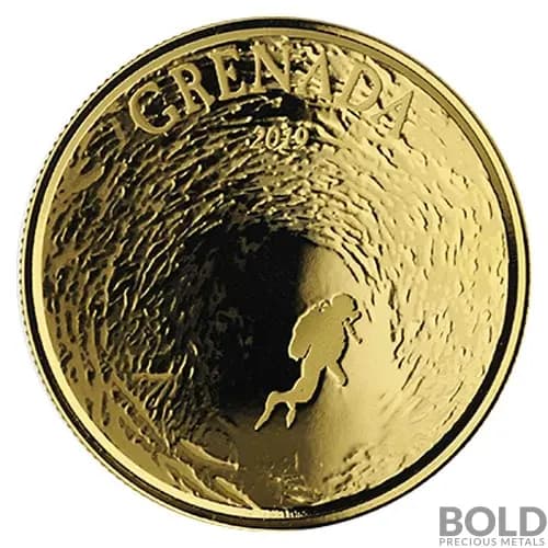 2019 EC8 Grenada: Diving Paradise 1 oz Gold BU