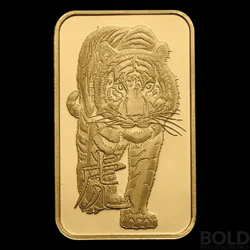 Gold Argor Year of the Tiger - 5 Gram