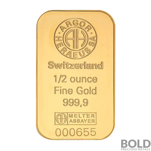 Gold Argor-Heraeus - 1/2 oz