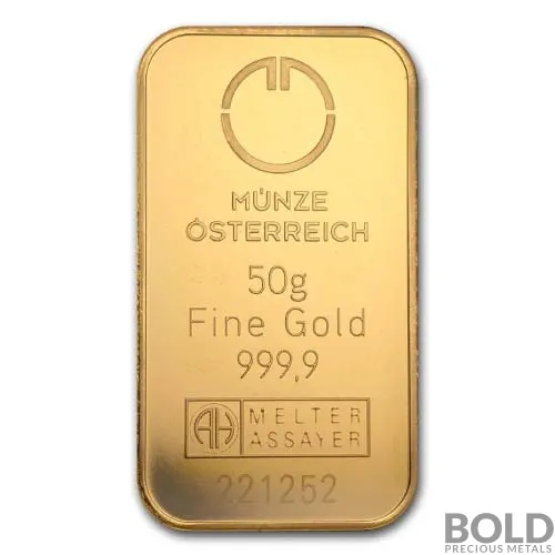 Gold Austria Bar - 50 Gram