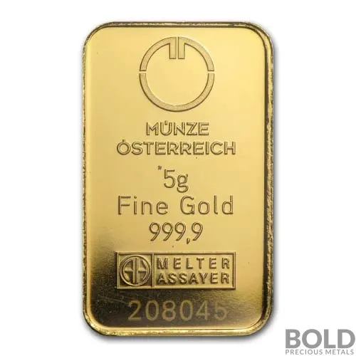 Gold Austria KineBar - 5 Gram