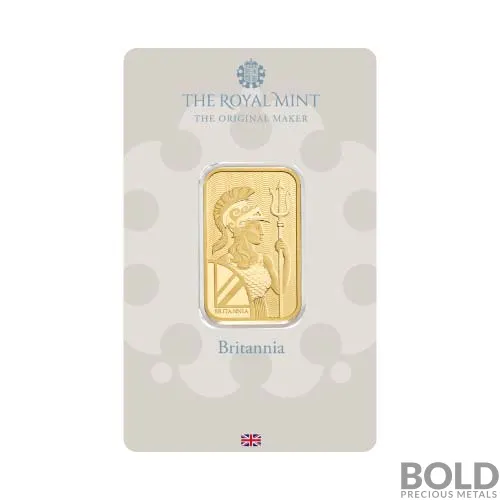 Gold 20 Gram Royal Mint Britannia Bar