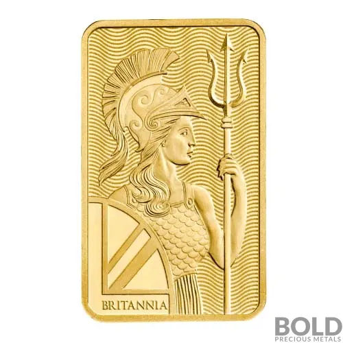 Gold 5 Gram Royal Mint Britannia Bar
