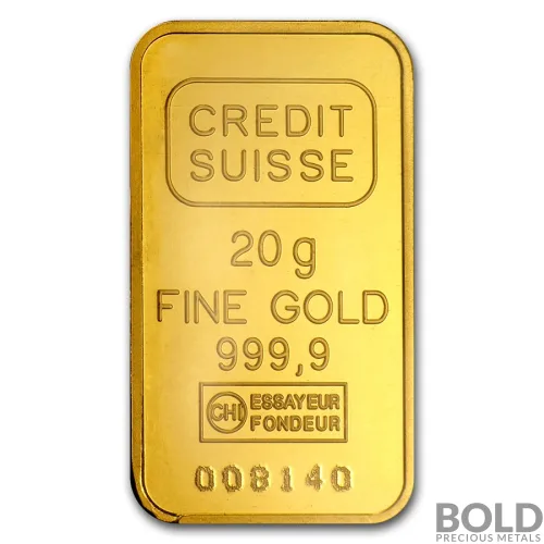 Gold Bar Credit Suisse - 20 gram