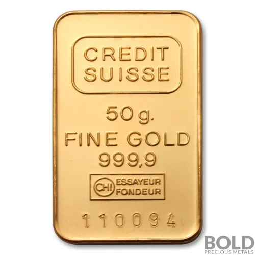 Gold Bar Credit Suisse - 50 gram